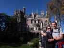 Sabine und ich im Quinta da Regaleira in Sintra (16. Nov.)