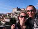 Sabine und ich auf der Ponte Dom Luís I in Porto (18. Nov.)