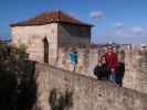 Sabine und ich im Castelo de Sao Jorge in Lisboa (23. Nov.)