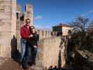 Ich und Sabine im Castelo de Sao Jorge in Lisboa (23. Nov.)