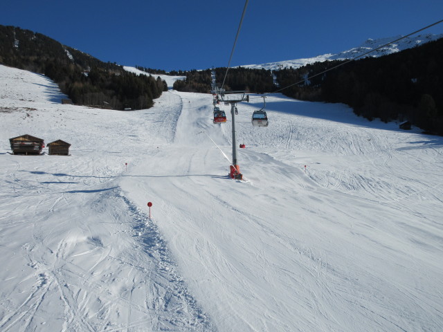 Tal-Abfahrt von der Hochzeigerbahn aus