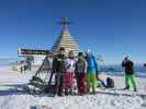 Ich, Larissa, Birgit und Thomas auf der Gerlitzen, 1.909 m