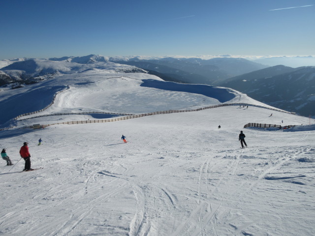 Ronald auf der Abfahrt vom Aineck