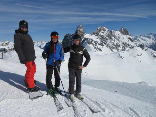 Markus, Stefan und ich auf der Schindlerkarroute