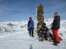 Stefan, ich und Markus am Albonagrat, 2.391 m