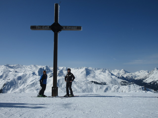 Stefan und ich am Hoadl, 2.340 m