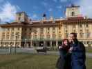 Sabine und ich beim Schloss Esterházy