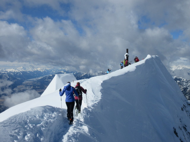 Larissa und Dagmar am Dobratsch, 2.166 m