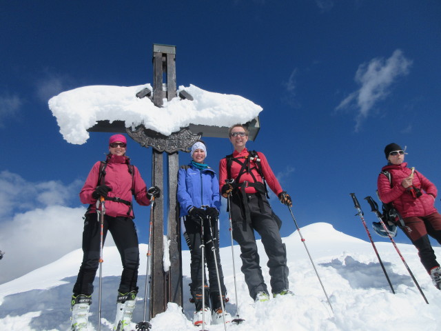 Dagmar, Larissa und ich am Dobratsch, 2.166 m