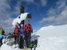 Dagmar, Larissa und ich am Dobratsch, 2.166 m