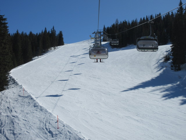 Lärchkogelabfahrt von der Lärchkogelbahn aus