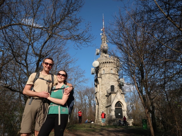 Ich und Sabine bei der Habsburger Warte, 542 m