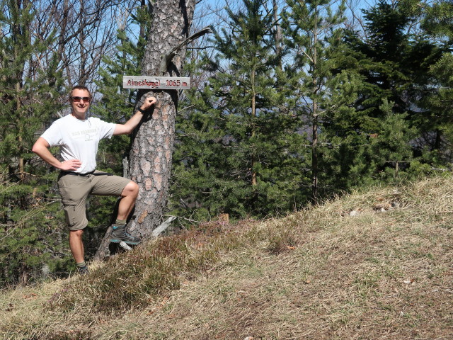 Ich am Almeskogel, 1.065 m