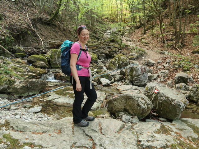 Sabine zwischen Tießenbachtal und Vorderer Salmhütte