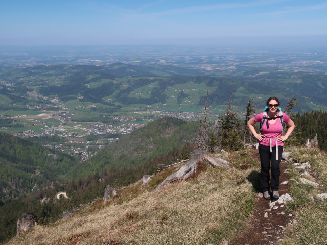 Sabine zwischen Vorderer Salmhütte und Hochsalm