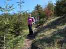 Sabine zwischen Vorderer Salmhütte und Hochsalm