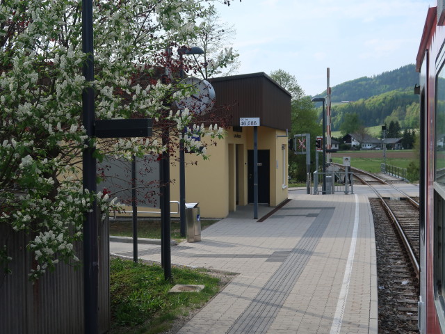 Haltestelle Rohrbach an der G&ouml;lsen, 404 m