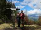 Sabine und ich am Hochtrötsch, 1.239 m