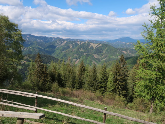 vom Haneggkogel Richtung Norden