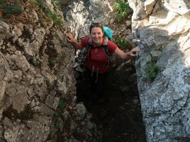 Sabine zwischen Balbersteine und Mühlstein