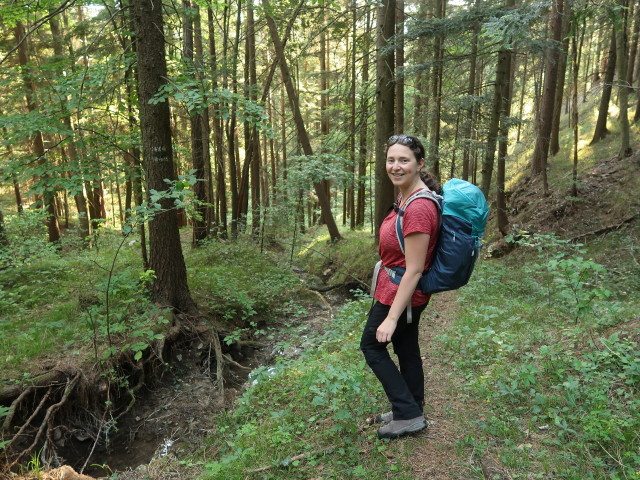 Sabine zwischen Mühlstein und Balbersteine
