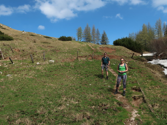 Ronald und Ursa zwischen Hals und Dümlerhütte
