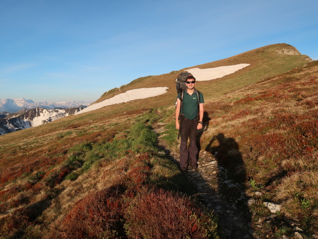 Ronald zwischen Sünser Kopf und Ragazer Blanken (22. Mai)