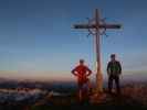 Ich und Ronald auf der Sünser Spitze, 2.061 m (22. Mai)