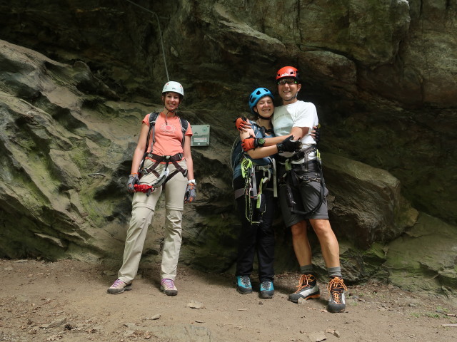 Larissa, Sabine und ich