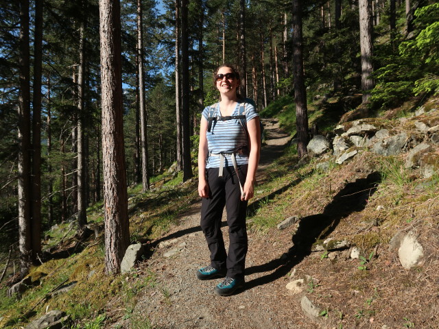 Sabine zwischen Ötztaler Ache und Teufelskanzel