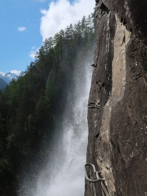 Jubiläums-Klettersteig: schwierige Variante