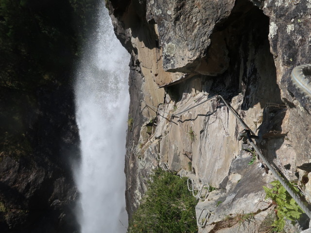 Jubiläums-Klettersteig: schwierige Variante