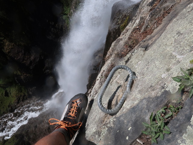 Jubiläums-Klettersteig: schwierige Variante