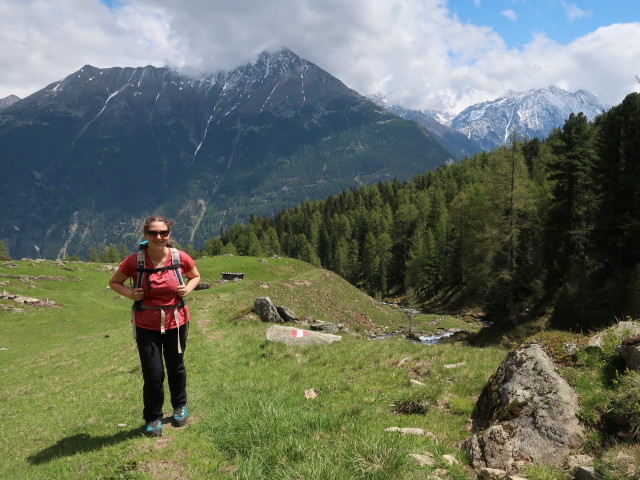 Sabine auf der Stabelealm