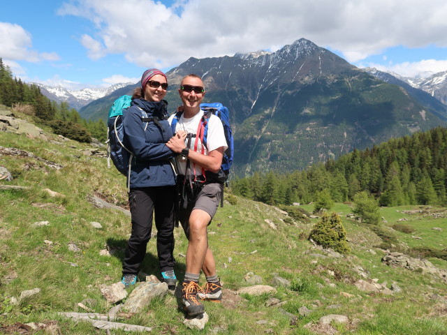 Sabine und ich auf der Stabelealm