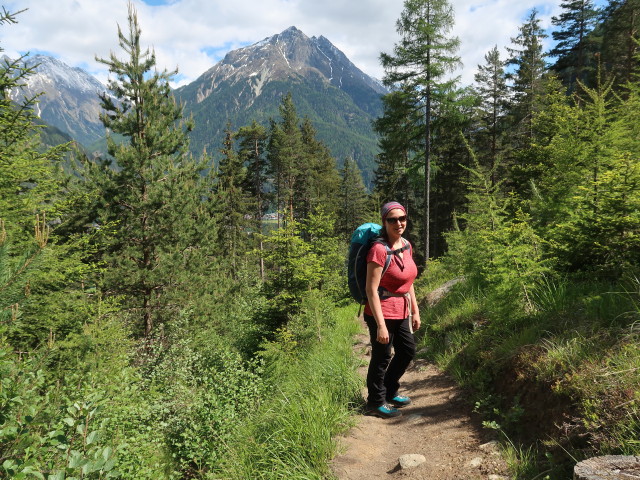 Sabine zwischen Schwindelbrücke und Lehn