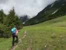 Sabine zwischen Latschenhütte und Muttekopfhütte