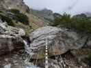 Wasserfall-Klettersteig: zweite Seilbrücke