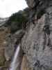 Wasserfall-Klettersteig: Ich in der Einstiegswand