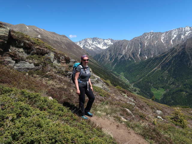 Sabine zwischen Narrenkogel und Bergle