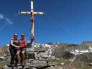 Sabine und ich am Poschachkogel, 2.574 m