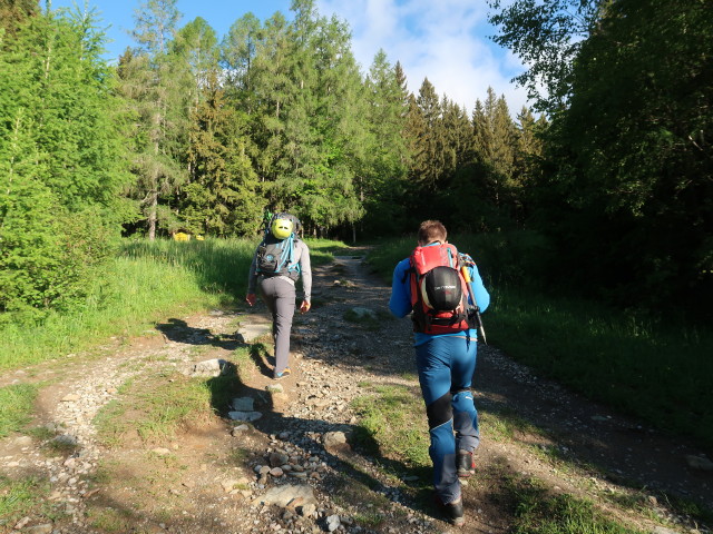 Alexander und Christoph zwischen Preiner Gscheid und Gflötzhütte