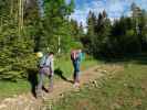 Alexander und Christoph zwischen Preiner Gscheid und Gflötzhütte