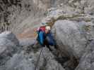 Königschusswand-Klettersteig: Christoph nach der Höhle