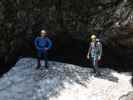 Christoph und Alexander in der Rax-Eishöhle