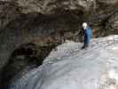 Christoph in der Rax-Eishöhle