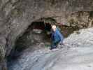 Christoph in der Rax-Eishöhle