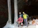 Ich, Christoph und Alexander in der Rax-Eishöhle