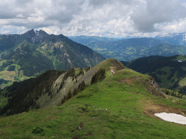 von der Gabel Richtung Nordwesten (11. Juni)