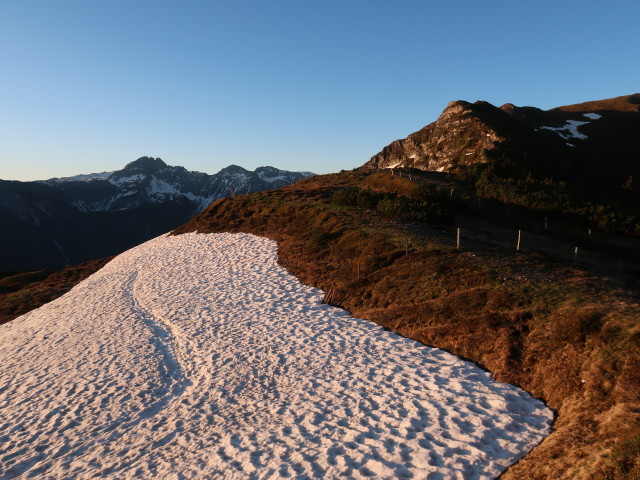 zwischen Kleinarler Hütte und Gründeck (12. Juni)